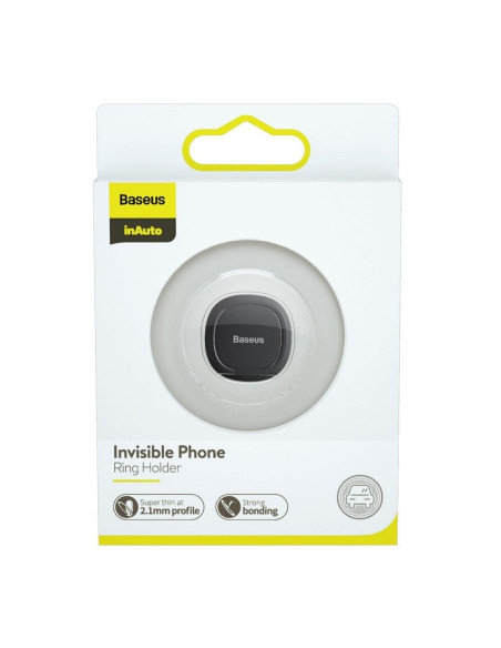 BASEUS porte-anneau de téléphone SUYB-0A gris foncé