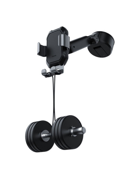 BASEUS support voiture a gravitation sur la sur la vitre/ tableau de bord TANK noir SUYL-TK01