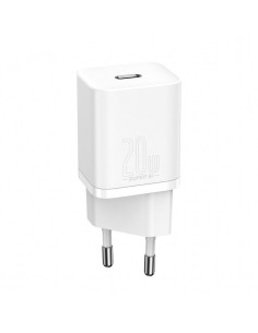 BASEUS chargeur secteur Type C + câble Type C vers Lightning PD QC3.0 3A 20W TZCCSUP-B02/CCCJGCE-D blanc