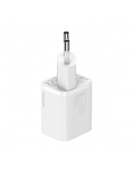 BASEUS chargeur secteur Type C + câble Type C vers Lightning PD QC3.0 3A 20W TZCCSUP-B02/CCCJGCE-D blanc