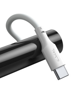 BASEUS cableUSB Typ C 2,4A Simple Wisdom TZCATZJ-02 1,5 m blanc 2 pcs 2