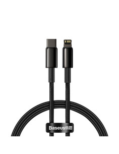 Câble BASEUS Type C vers Lightning PD 20W Tungsten Gold CATLWJ-01 1 m noir