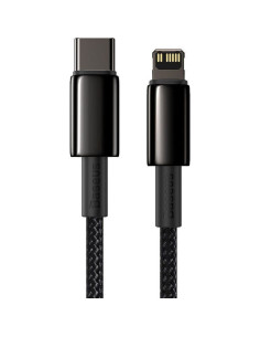 Câble BASEUS Type C vers Lightning PD 20W Tungsten Gold CATLWJ-01 2 m noir 2