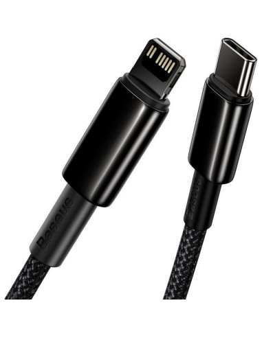 Câble BASEUS Type C vers Lightning PD 20W Tungsten Gold CATLWJ-01 2 m noir