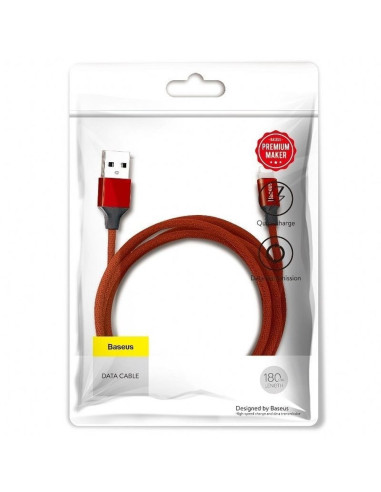 BASEUS Câble USB A vers Lightning 1,5A Yiven CALYW-C09 3m rouge