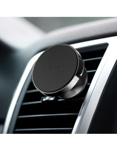 Support voiture magnétique BASEUS pour grille SUER-A01 noir