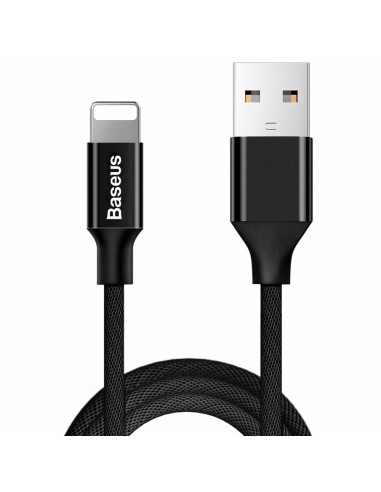BASEUS Câble USB A vers Lightning 2A Yvien CALYW-A01 1,8 m noir