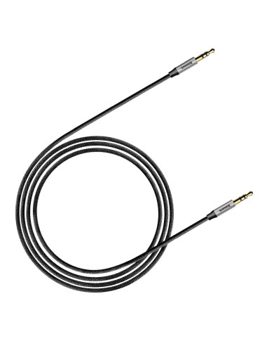 BASEUS AUX Yiven 3.5 mm câble M30 1 metre argent-noir CAM30-BS1