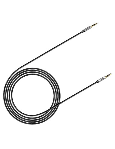 BASEUS AUX Yiven 3,5 mm câble M30 1,5 metre argent-noir CAM30-CS1