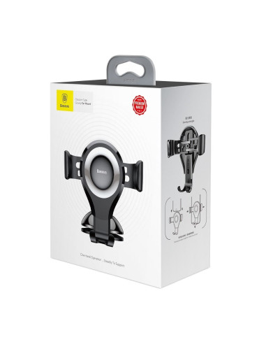 Support voiture BASEUS Osculum Type Gravity noir - argent