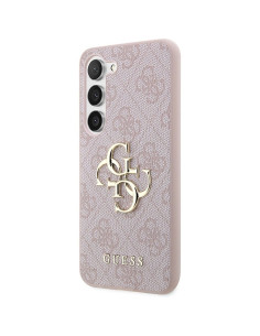 Coque GUESS pour SAMSUNG A35 GUHCSA354GMGPI (4G Big Metal Logo) rose 2