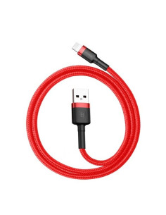 BASEUS Câble USB A vers Lightning 2,4A Cafule CALKLF-B09 1m rouge noir