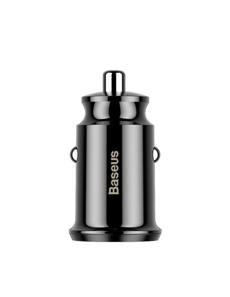 Chargeur voiture BASEUS Grain Dual-USB 3.1 A - noir