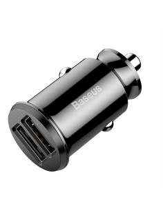 Chargeur voiture BASEUS Grain Dual-USB 3.1 A - noir 2