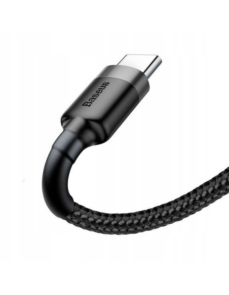 BASEUS Câble USB A vers Type C QC3.0 3A Cafule CATKLF-DG1 0.5 m noir gris