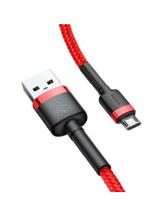 BASEUS Câble USB Cafule Micro 1,5A 2 metres rouge-rouge CAMKLF-C09 2