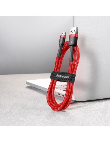 BASEUS Câble USB Cafule Micro 1,5A 2 metres rouge-rouge CAMKLF-C09