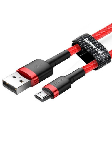 BASEUS Câble USB Cafule Micro 1,5A 2 metres rouge-rouge CAMKLF-C09