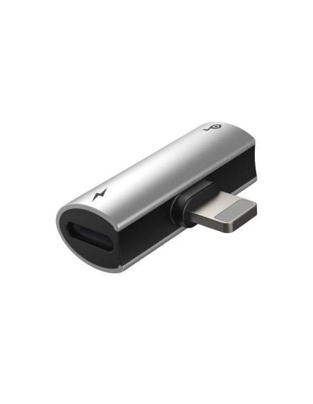 BASEUS adaptateur audio/HF d"for iPhonefor iPhone Lightning 8-pin vers 2x for iPhone Lightning 8-pin ARGENT - NOIR
