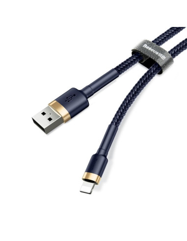 Câble USB BASEUS Cafule Lightning 1.5A 2 metres doré CALKLF-CV3