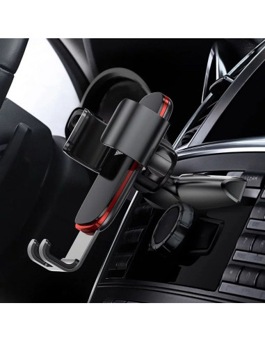 BASEUS Support voiture à gravitation pour trou de CD SUYL-J01 noir