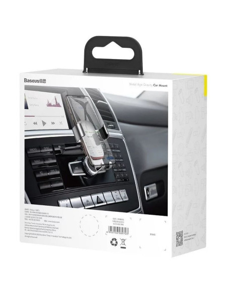 BASEUS Support voiture à gravitation pour trou de CD SUYL-J01 noir