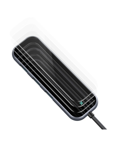 Adaptateur BASEUS HUB 7in1 Type C CAHUB-CZ0G 0,15 m noir