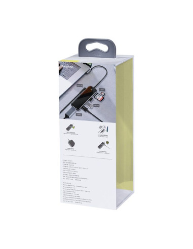 Adaptateur BASEUS HUB 7in1 Type C CAHUB-CZ0G 0,15 m noir