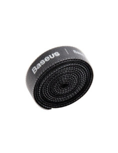 BASEUS Bande Velcro pour l'organisation des câbles ACMGT-E01 1 m noir