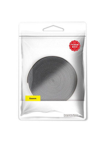 BASEUS Bande Velcro pour l'organisation des câbles ACMGT-F01 3 m noir