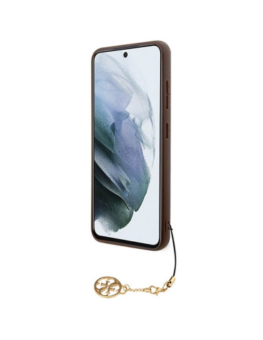 Coque GUESS pour SAMSUNG A35 GUHCSA35GF4GBR (PU 4G avec breloque) marron