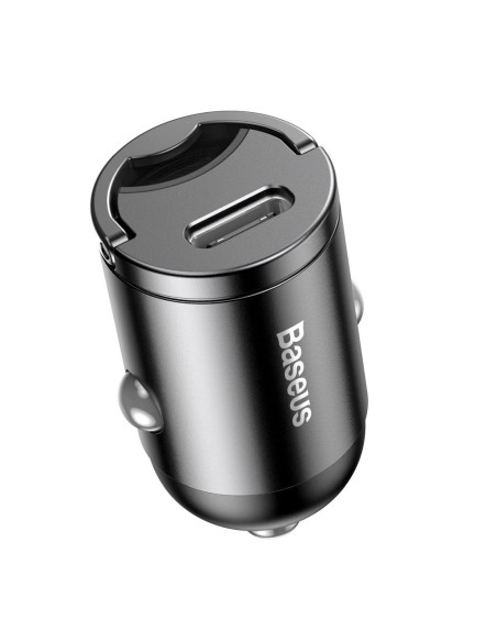 BASEUS chargeur voiture Type C PD30W Power Delivery Quick Charger QC4.0 Tiny Star gris VCHX-B0G