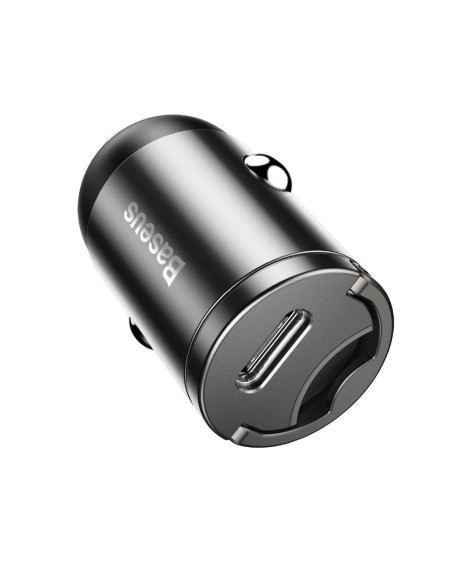 BASEUS chargeur voiture Type C PD30W Power Delivery Quick Charger QC4.0 Tiny Star gris VCHX-B0G