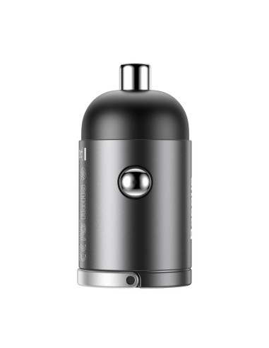 BASEUS chargeur voiture Type C PD30W Power Delivery Quick Charger QC4.0 Tiny Star gris VCHX-B0G