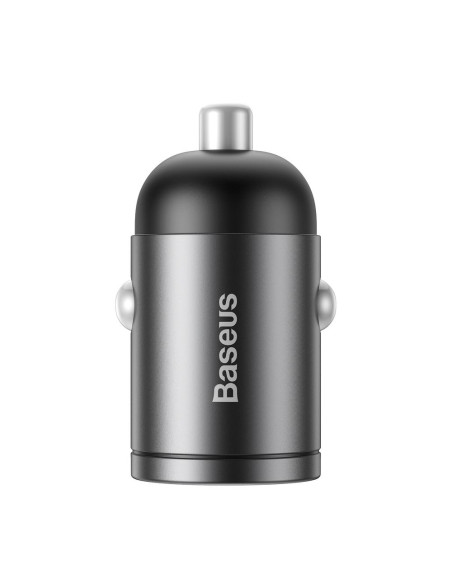 BASEUS chargeur voiture Type C PD30W Power Delivery Quick Charger QC4.0 Tiny Star gris VCHX-B0G