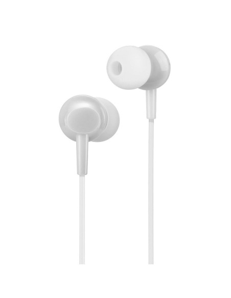 HOCO Kit HF / écouteurs intra-auriculaires jack 3,5mm blanc (M14)