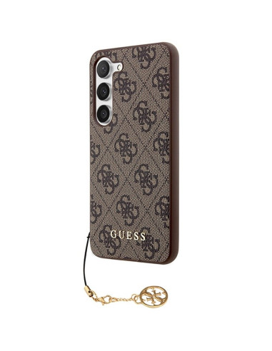 Coque GUESS pour SAMSUNG A55 GUHCSA55GF4GBR (PU 4G avec breloque) marron