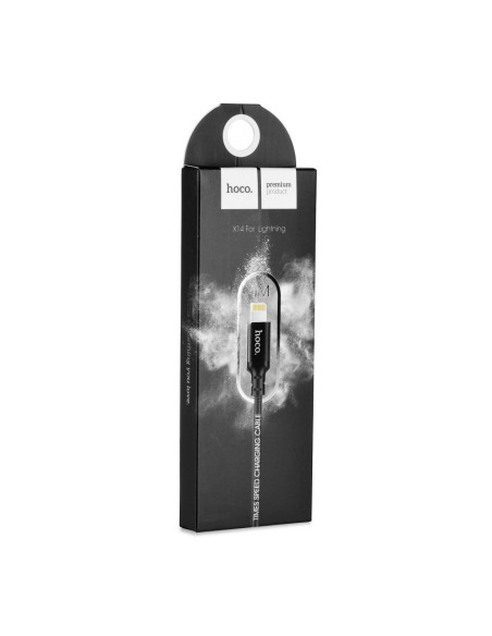 HOCO câble pour la transmission des données speed for iPhone Lightning 8-pin NOIR (X14)