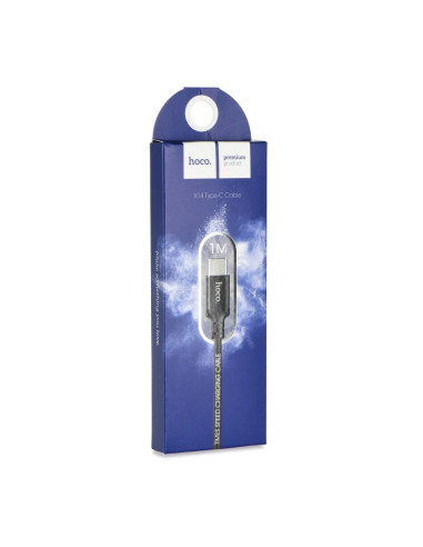 HOCO cable USB câble pour la transmission des données speed type C NOIR (X14)