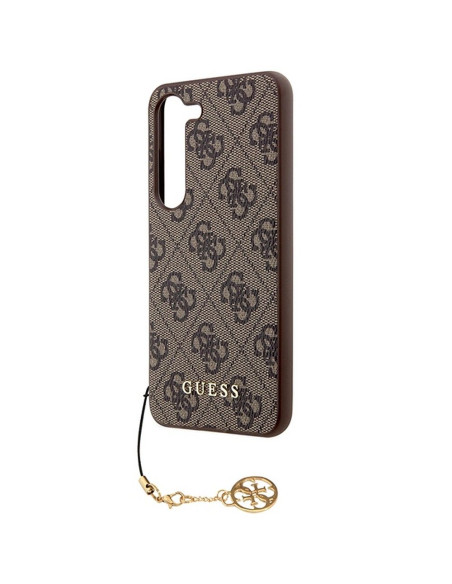 Coque GUESS pour SAMSUNG A55 GUHCSA55GF4GBR (PU 4G avec breloque) marron