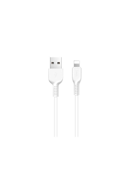 HOCO câble Flash pour la transmission des données for iPhone Lightning 8-pin X20 1 metre BLANC