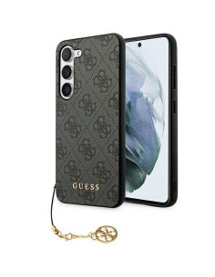 GUESS Coque pour SAMSUNG A35 GUHCSA35GF4GGR (PU 4G avec breloque) noir