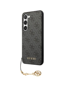 GUESS Coque pour SAMSUNG A35 GUHCSA35GF4GGR (PU 4G avec breloque) noir 2