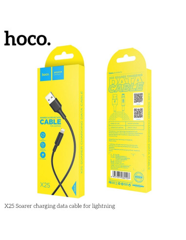 HOCO câble SOARER Lightning 8-pin X25 NOIR