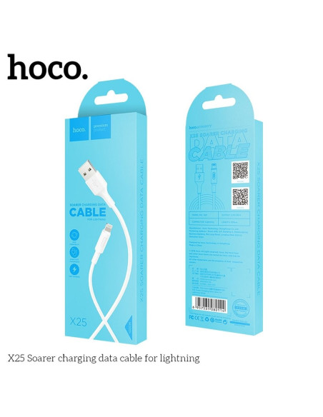 HOCO câble SOARER Lightning 8-pin X25 BLANC