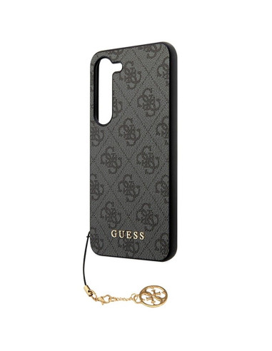 GUESS Coque pour SAMSUNG A35 GUHCSA35GF4GGR (PU 4G avec breloque) noir