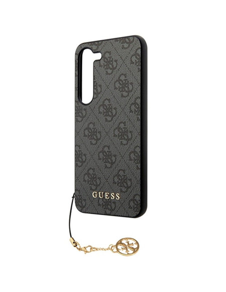 GUESS Coque pour SAMSUNG A35 GUHCSA35GF4GGR (PU 4G avec breloque) noir