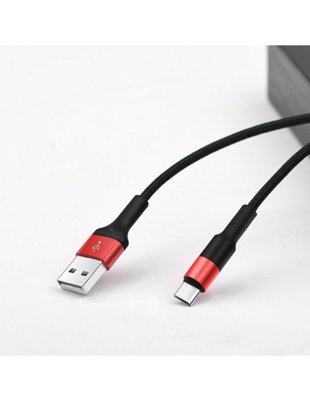 HOCO cable USB Xpress Type C X26 noir-rouge