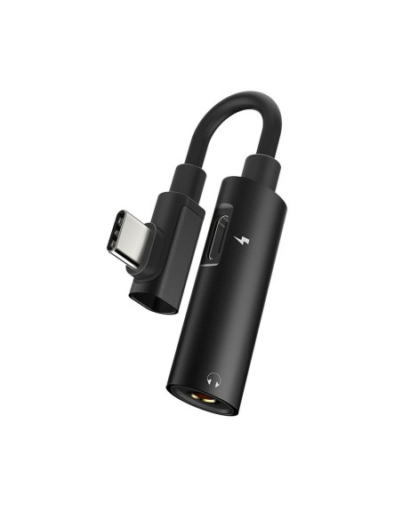 HOCO adaptateur HF/chargement - Typ C 2in1 (LS19) NOIR