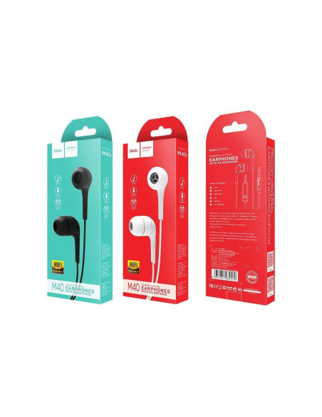 HOCO Kit HF / écouteurs Jack 3,5mm M40 blanc